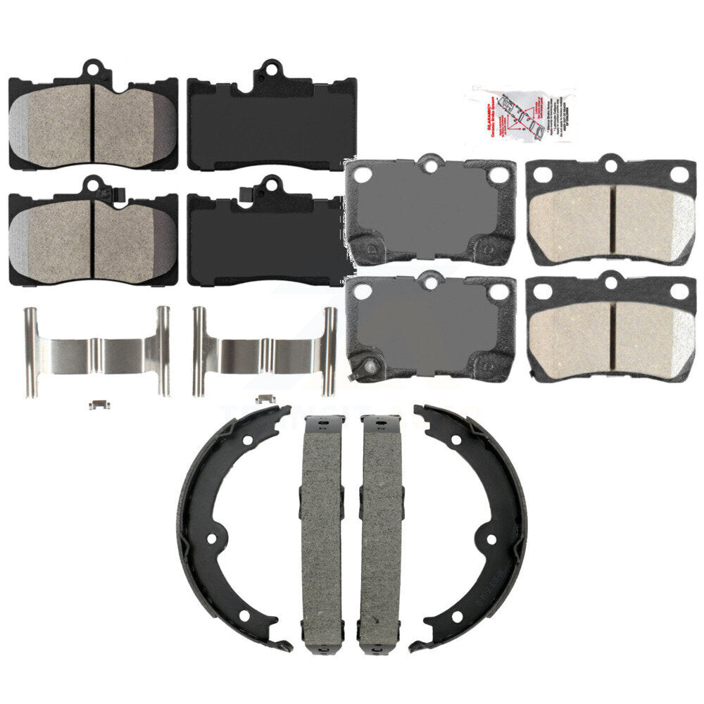 Transit Auto KNN-101558 Disc Brake Pad for 2006-2013 Lexus GS460, Lexus GS350 and More - Front and Rear