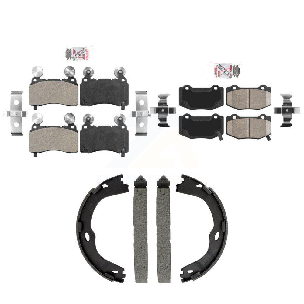 Transit Auto KNN-101560 Disc Brake Pad for 2014-2021 Chevrolet Camaro, Chevrolet Corvette - Front and Rear