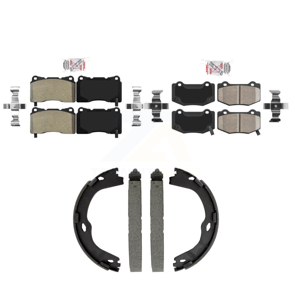 Transit Auto KNN-101561 Disc Brake Pad for 2014-2019 Chevrolet Corvette - Front and Rear