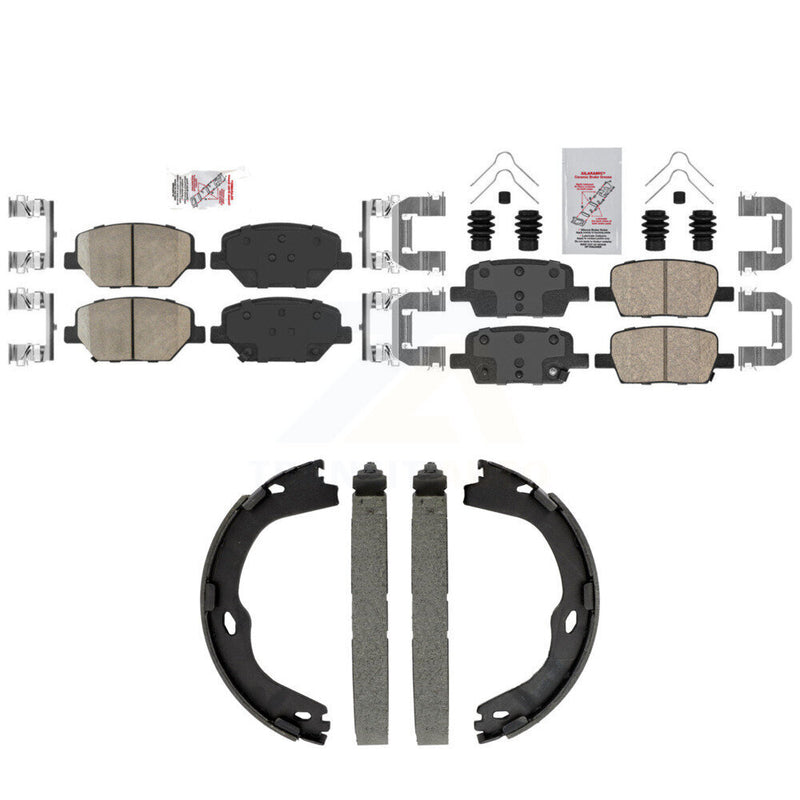Transit Auto KNN-101565 Disc Brake Pad for 2016-2020 Chevrolet Camaro - Front and Rear