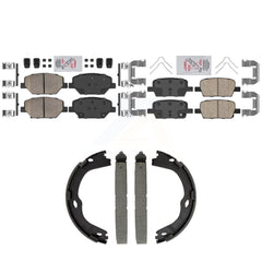 Transit Auto KNN-101568 Disc Brake Pad for 2016-2020 Chevrolet Camaro - Front and Rear