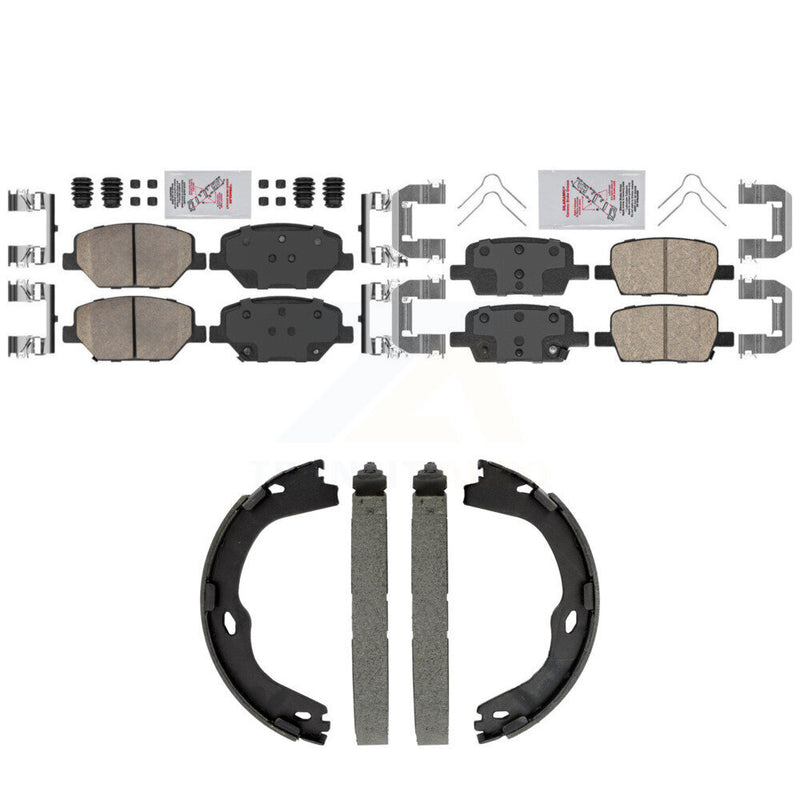 Transit Auto KNN-101568 Disc Brake Pad for 2016-2020 Chevrolet Camaro - Front and Rear