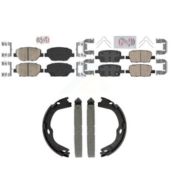 Transit Auto KNN-101569 Disc Brake Pad for 2016-2020 Chevrolet Camaro - Front and Rear