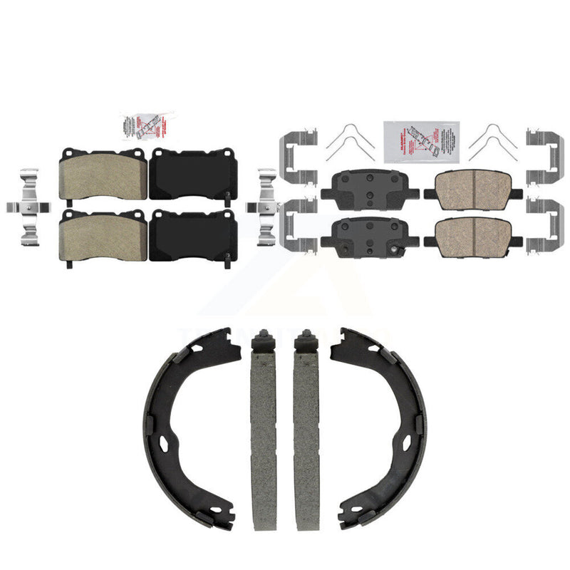 Transit Auto KNN-101570 Disc Brake Pad for 2016-2022 Chevrolet Camaro - Front and Rear