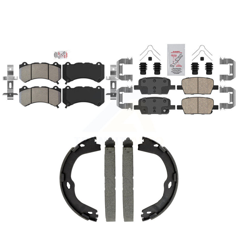 Transit Auto KNN-101572 Disc Brake Pad for 2019-2021 Chevrolet Camaro - Front and Rear