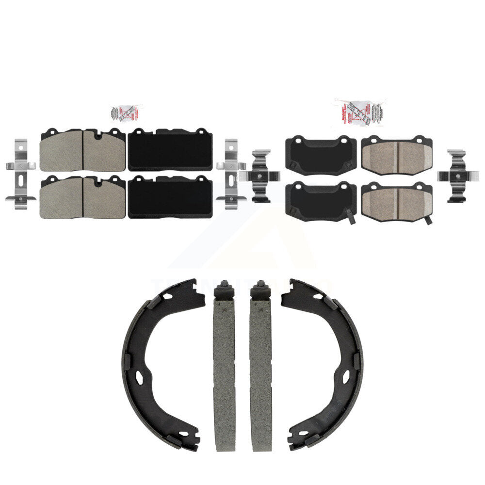 Transit Auto KNN-101574 Disc Brake Pad for 2019 Chevrolet Corvette - Front and Rear