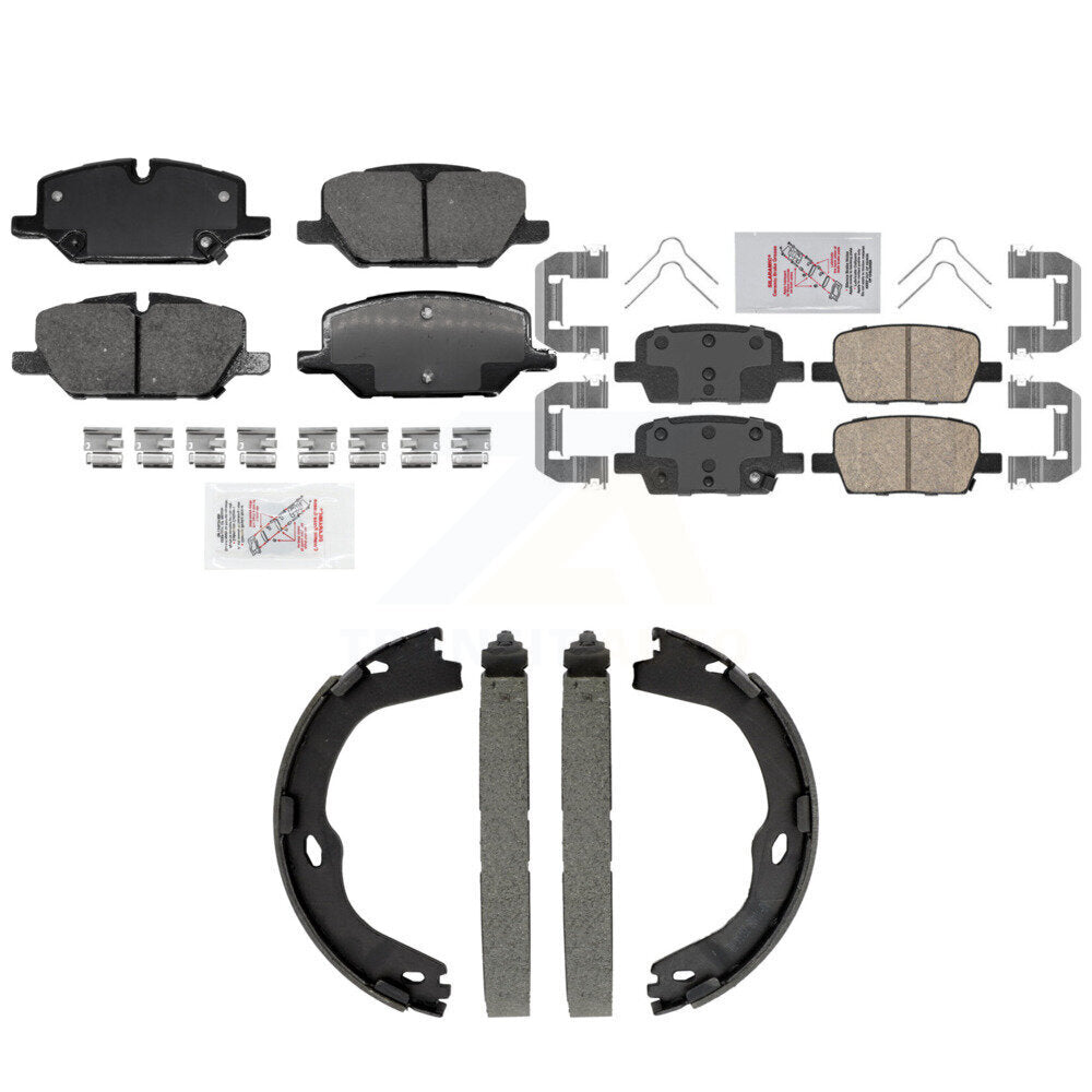 Transit Auto KNN-101577 Disc Brake Pad for 2021-2022 Chevrolet Camaro - Front and Rear
