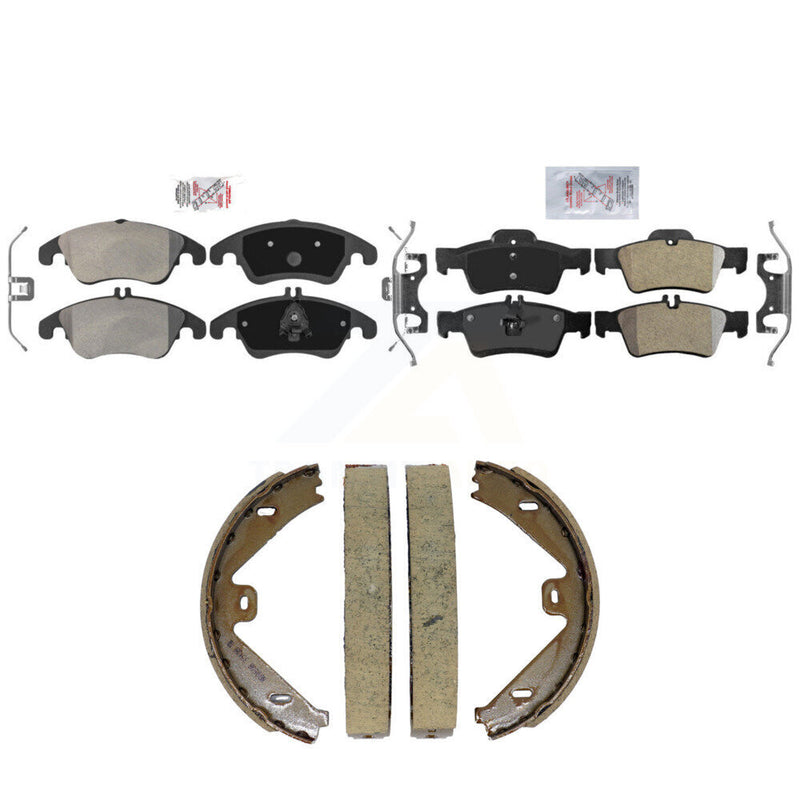 Transit Auto KNN-101582 Disc Brake Pad for 2010-2016 Mercedes-Benz E400, Mercedes-Benz CLS400 and More - Front and Rear