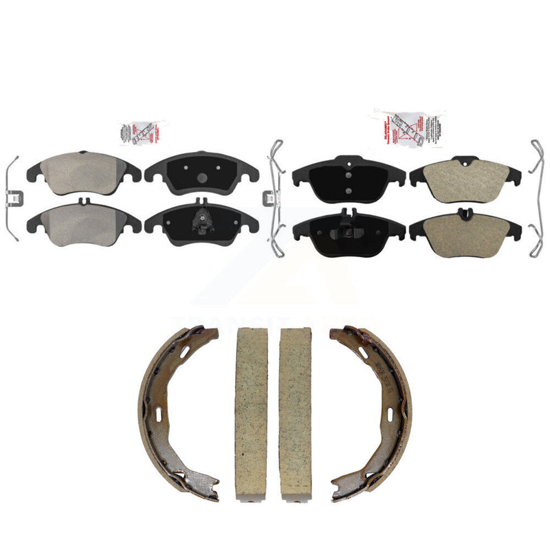 Transit Auto KNN-101584 Disc Brake Pad for 2008-2017 Mercedes-Benz E400, Mercedes-Benz C250 and More - Front and Rear