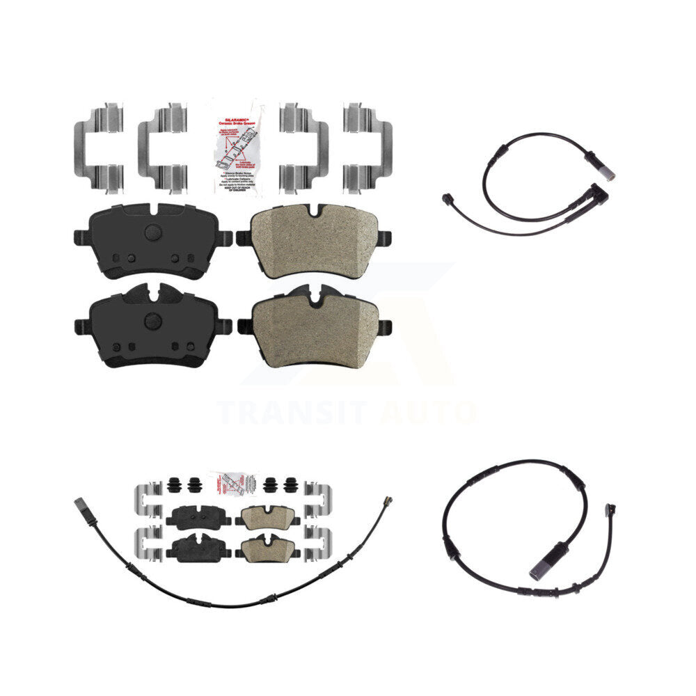 AmeriBRAKES KNW-100008 Disc Brake Pad for 2015-2016 Mini Cooper - Front and Rear