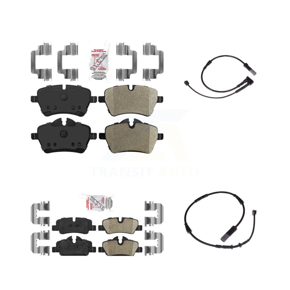 AmeriBRAKES KNW-100009 Disc Brake Pad for 2015-2016 Mini Cooper - Front and Rear