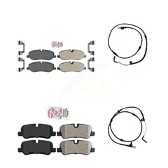 AmeriBRAKES KNW-100020 Disc Brake Pad for 2005-2009 Land Rover LR3 - Front and Rear