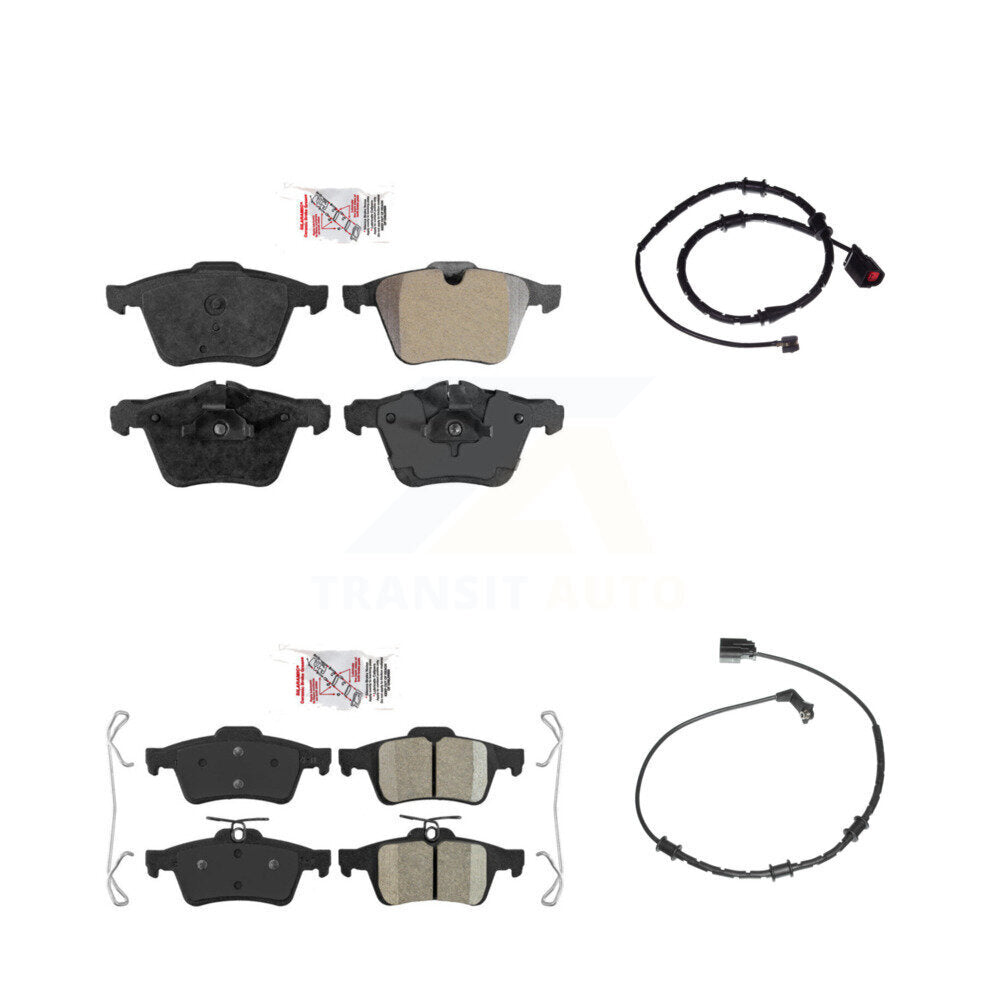AmeriBRAKES KNW-100022 Disc Brake Pad for 2014-2015 Jaguar XJ - Front and Rear