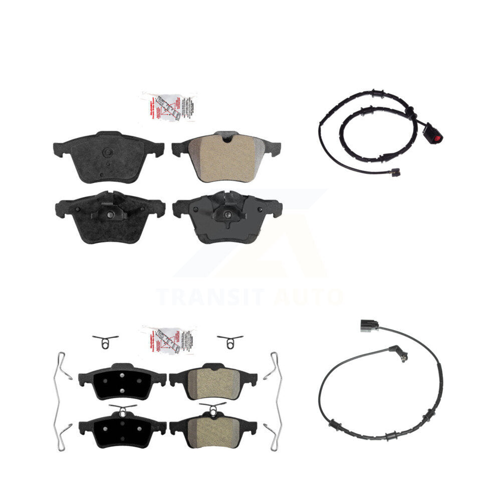 AmeriBRAKES KNW-100023 Disc Brake Pad for 2014-2015 Jaguar XJ - Front and Rear