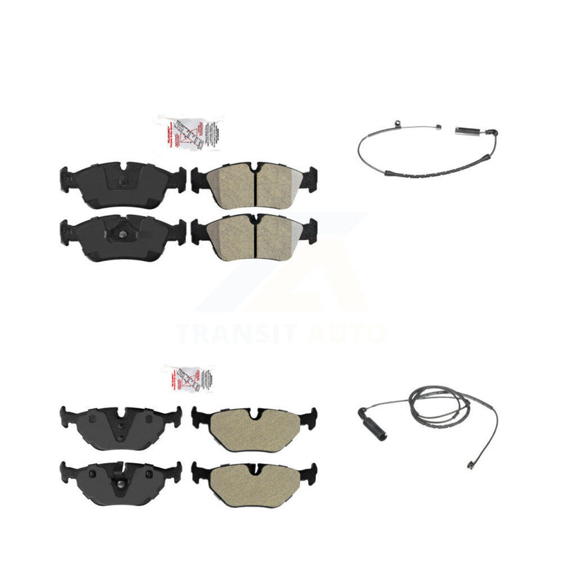 AmeriBRAKES KNW-100041 Disc Brake Pad for 1999-2006 BMW 320i, BMW 325Ci and More - Front and Rear