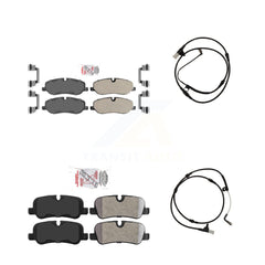 AmeriBRAKES KNW-100049 Disc Brake Pad for 2007-2009 Land Rover Range Rover Sport - Front and Rear