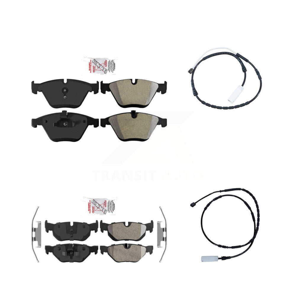 AmeriBRAKES KNW-100053 Disc Brake Pad for 2012 BMW 328i xDrive - Front and Rear