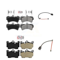 AmeriBRAKES KNW-100056 Disc Brake Pad for 2007-2015 Audi Q7, Porsche Cayenne - Front and Rear