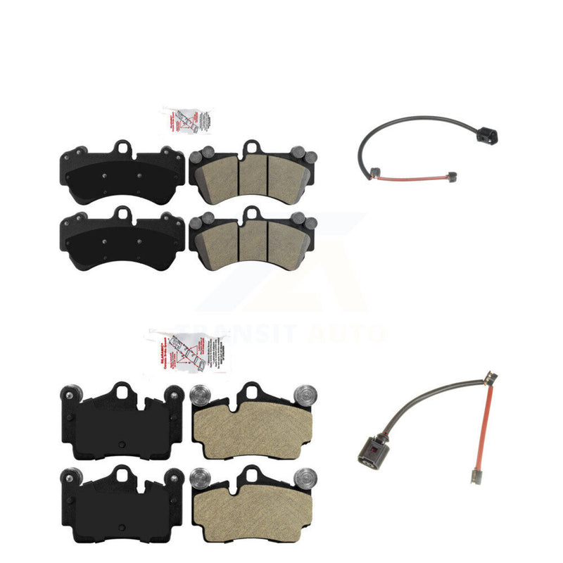 AmeriBRAKES KNW-100057 Disc Brake Pad for 2008-2010 Porsche Cayenne - Front and Rear