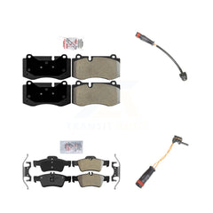 AmeriBRAKES KNW-100063 Disc Brake Pad for 2007-2014 Mercedes-Benz CL600, Mercedes-Benz S550 and More - Front and Rear