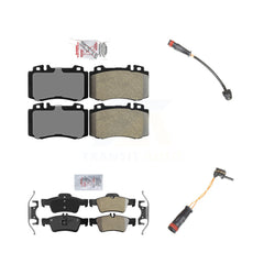 AmeriBRAKES KNW-100068 Disc Brake Pad for 2003-2006 Mercedes-Benz SL500 - Front and Rear