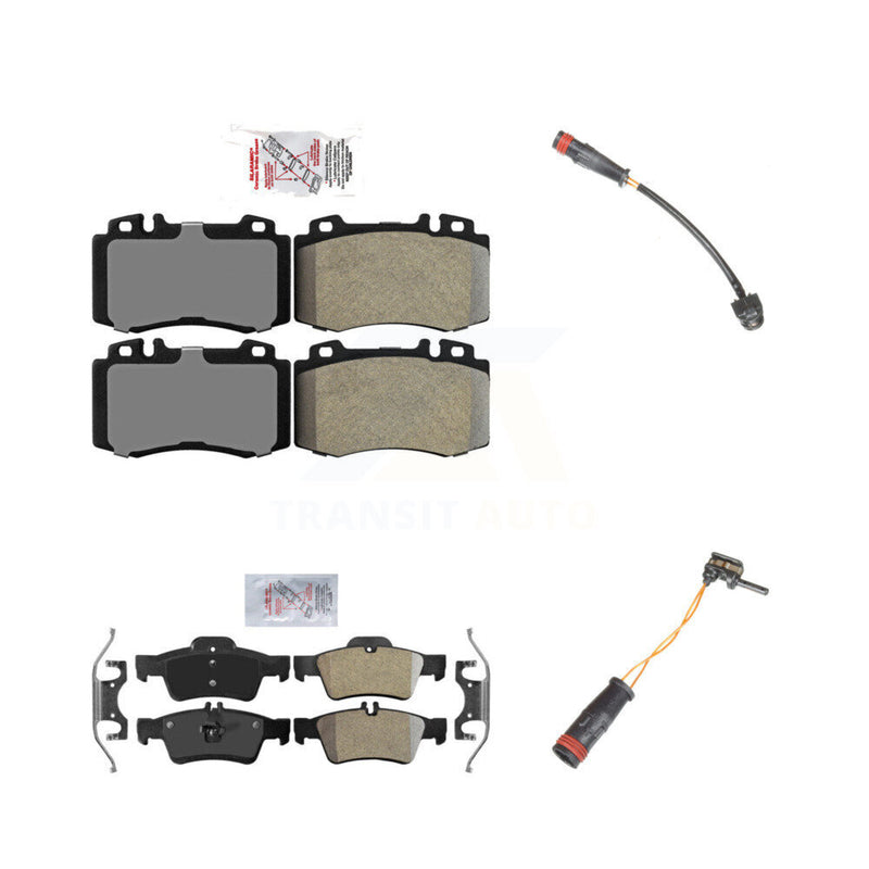 AmeriBRAKES KNW-100068 Disc Brake Pad for 2003-2006 Mercedes-Benz SL500 - Front and Rear