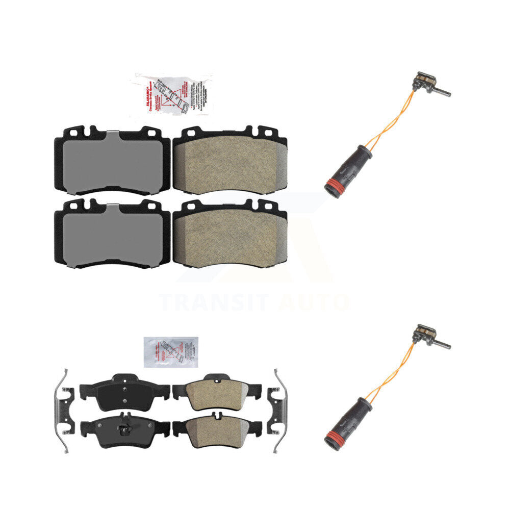AmeriBRAKES KNW-100069 Disc Brake Pad for 2003-2009 Mercedes-Benz E350, Mercedes-Benz E550 and More - Front and Rear