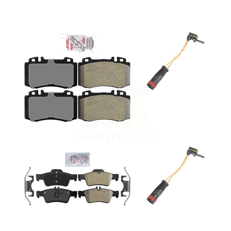 AmeriBRAKES KNW-100069 Disc Brake Pad for 2003-2009 Mercedes-Benz E350, Mercedes-Benz E550 and More - Front and Rear