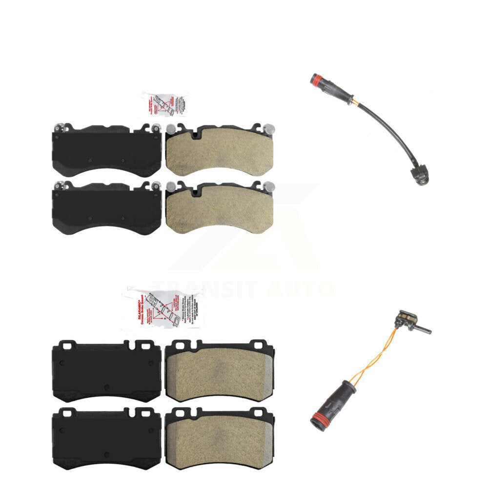 AmeriBRAKES KNW-100072 Disc Brake Pad for 2008-2009 Mercedes-Benz SL600 - Front and Rear