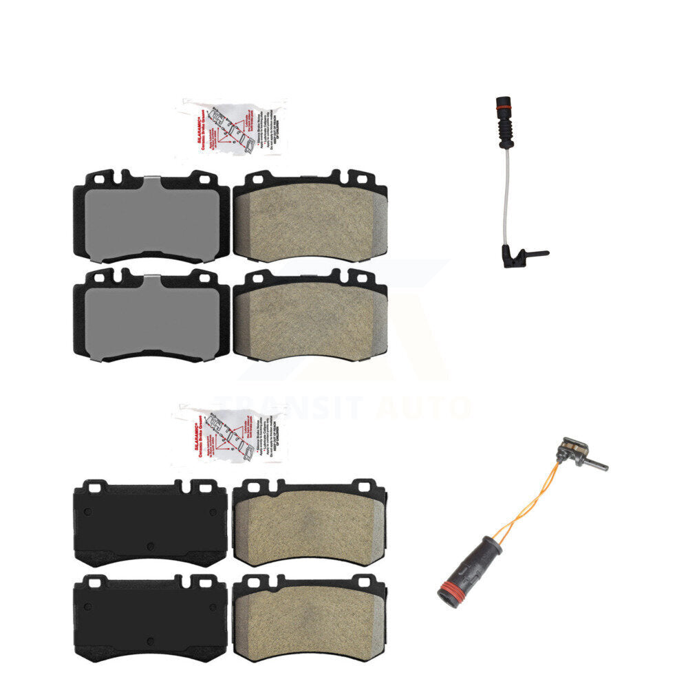 AmeriBRAKES KNW-100073 Disc Brake Pad for 2003-2006 Mercedes-Benz S600 - Front and Rear