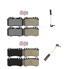 AmeriBRAKES KNW-100073 Disc Brake Pad for 2003-2006 Mercedes-Benz S600 - Front and Rear