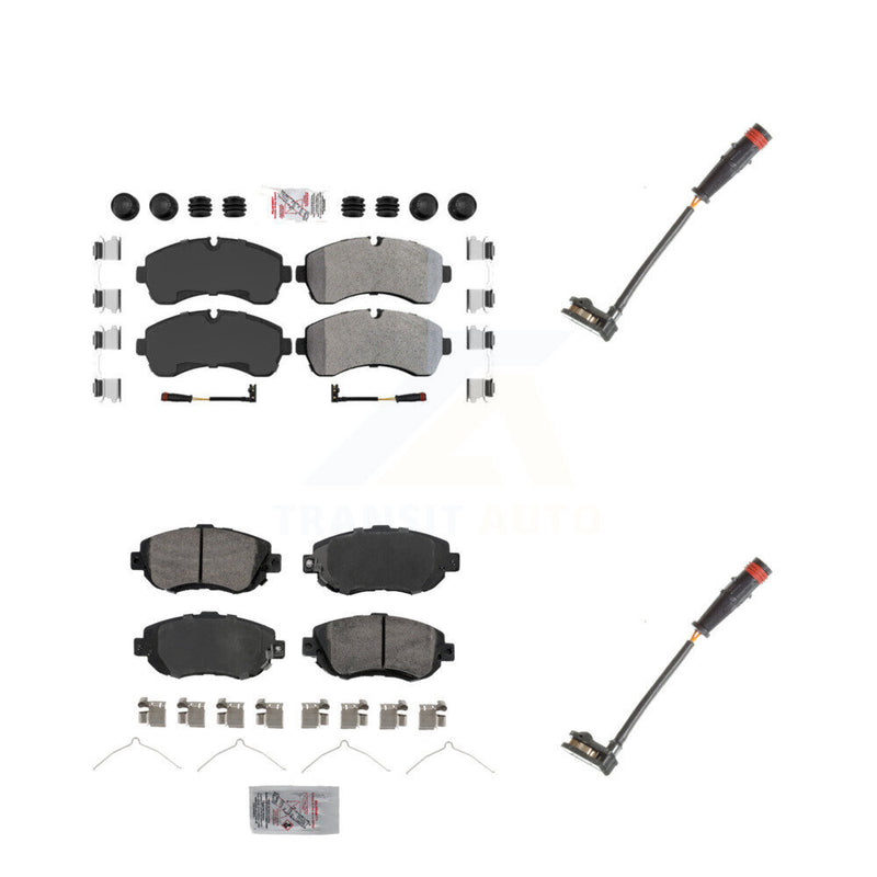 AmeriBRAKES KNW-100083 Disc Brake Pad for 2020-2024 Mercedes-Benz Sprinter 1500, Mercedes-Benz Sprinter 2500 - Front and Rear
