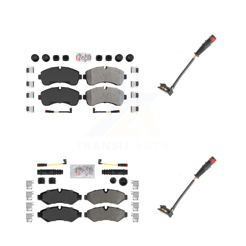 AmeriBRAKES KNW-100084 Disc Brake Pad for 2020-2024 Mercedes-Benz Sprinter 1500, Mercedes-Benz Sprinter 2500 - Front and Rear