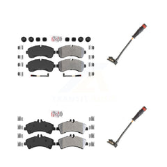 AmeriBRAKES KNW-100085 Disc Brake Pad for 2009 Dodge Sprinter 3500 - Front and Rear