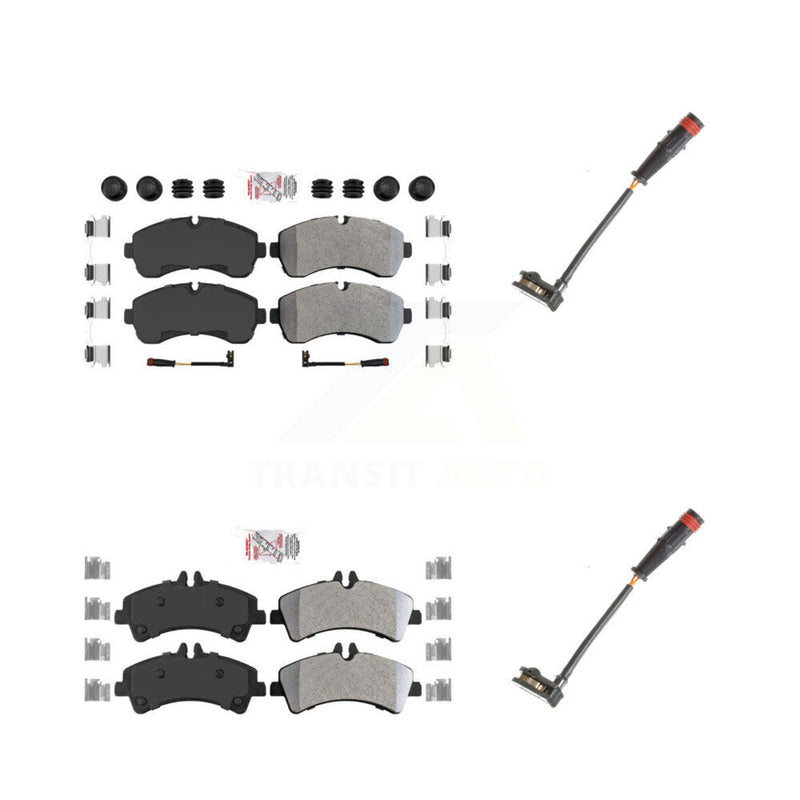 AmeriBRAKES KNW-100085 Disc Brake Pad for 2009 Dodge Sprinter 3500 - Front and Rear