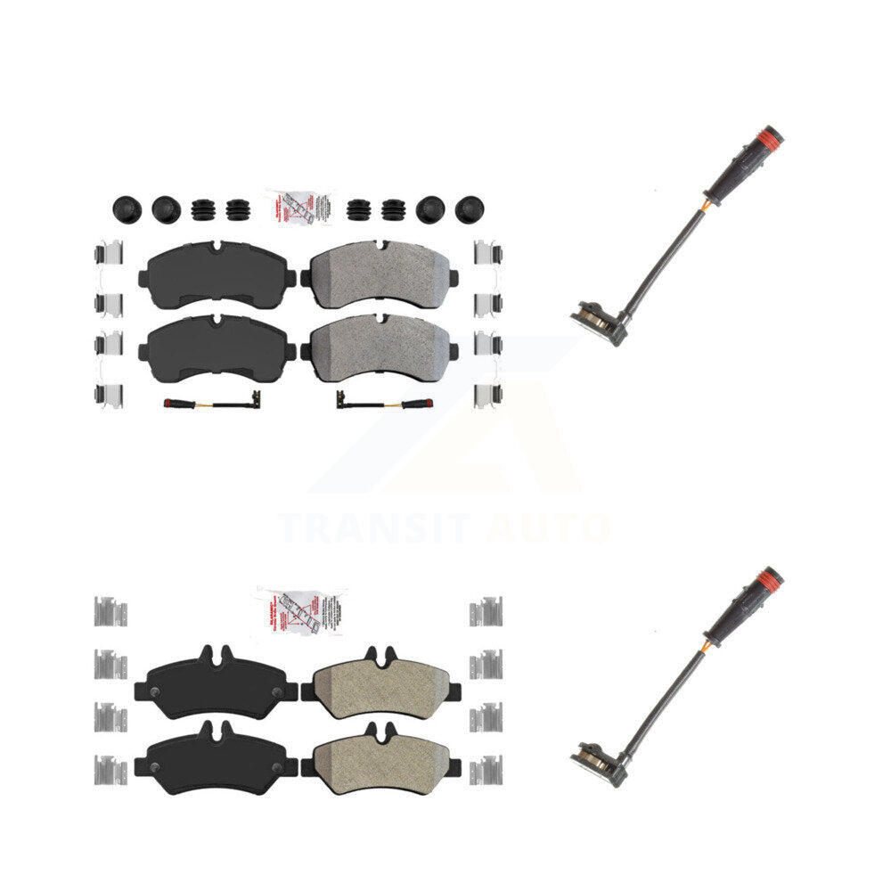 AmeriBRAKES KNW-100086 Disc Brake Pad for 2009 Dodge Sprinter 3500 - Front and Rear