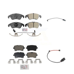 AmeriBRAKES KNW-100089 Disc Brake Pad for 2012 Audi A6 - Front and Rear