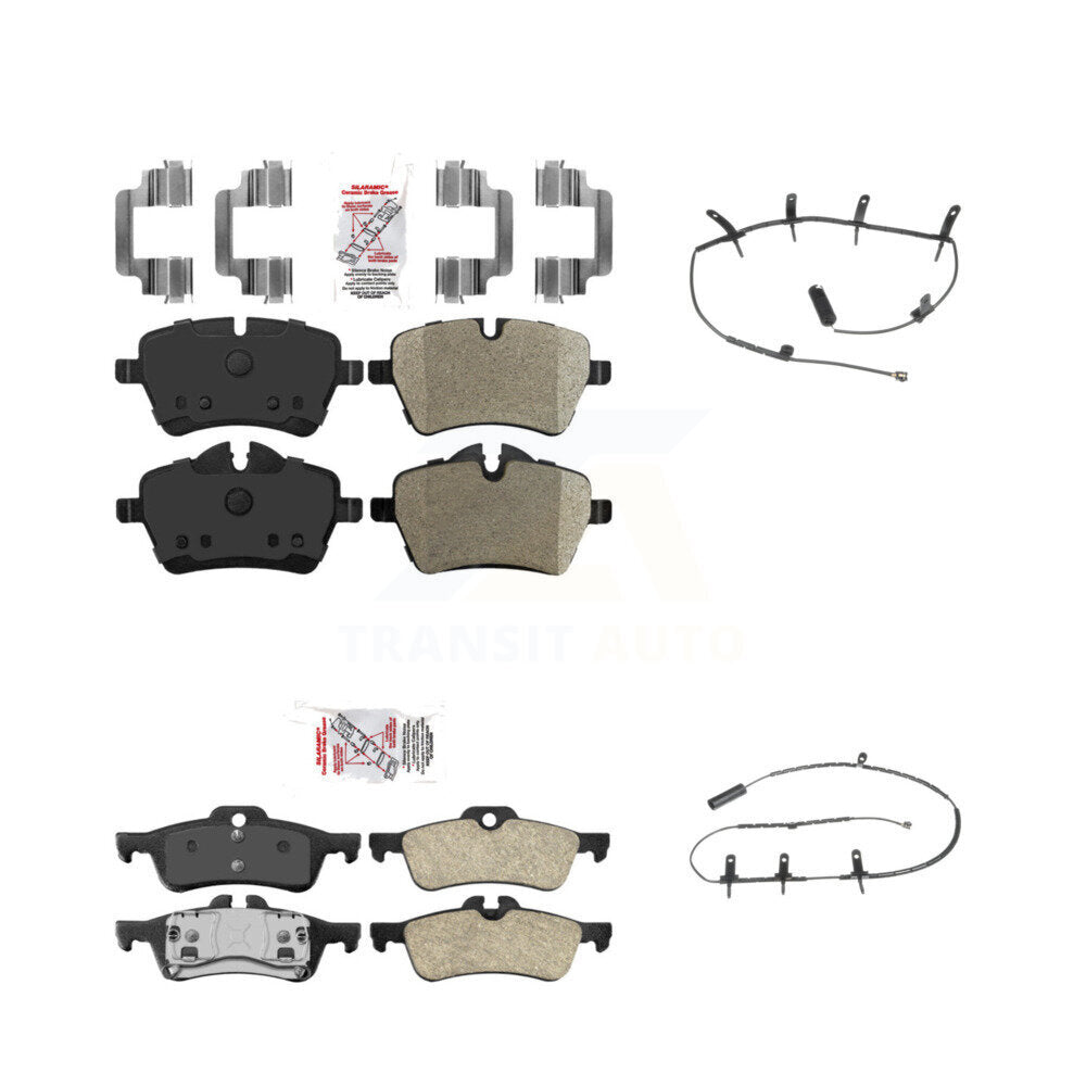 AmeriBRAKES KNW-100092 Disc Brake Pad for 2002-2008 Mini Cooper - Front and Rear
