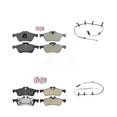 AmeriBRAKES KNW-100093 Disc Brake Pad for 2002-2008 Mini Cooper - Front and Rear