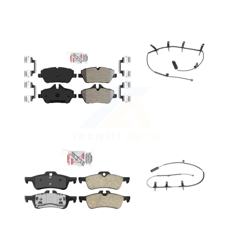 AmeriBRAKES KNW-100096 Disc Brake Pad for 2007-2008 Mini Cooper - Front and Rear