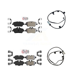 AmeriBRAKES KNW-100098 Disc Brake Pad for 2007-2010 Mini Cooper - Front and Rear