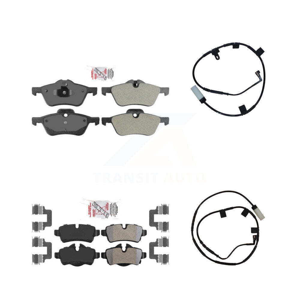 AmeriBRAKES KNW-100099 Disc Brake Pad for 2007-2008 Mini Cooper - Front and Rear