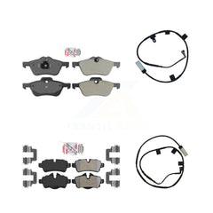AmeriBRAKES KNW-100099 Disc Brake Pad for 2007-2008 Mini Cooper - Front and Rear