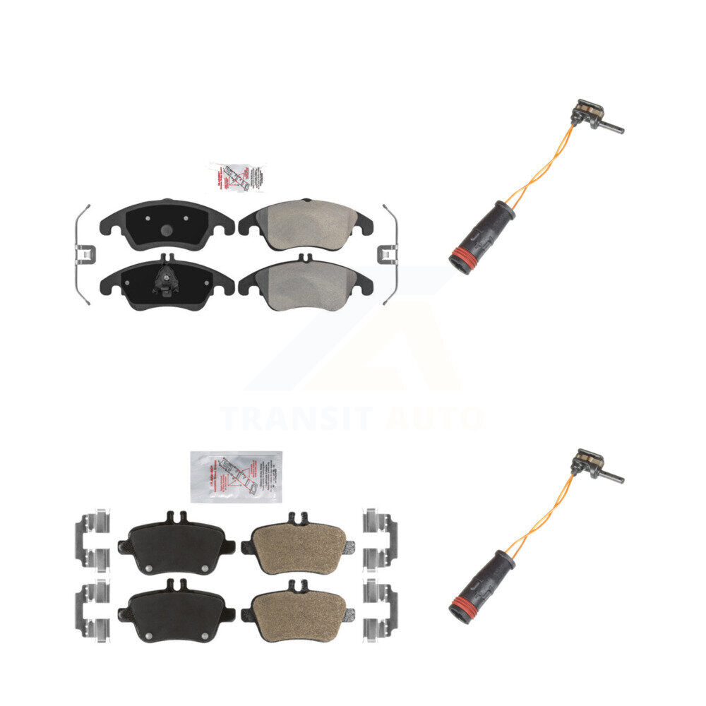 AmeriBRAKES KNW-100119 Disc Brake Pad for 2012-2016 Mercedes-Benz SLK350 - Front and Rear