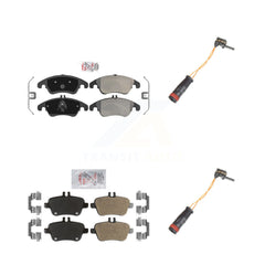 AmeriBRAKES KNW-100119 Disc Brake Pad for 2012-2016 Mercedes-Benz SLK350 - Front and Rear