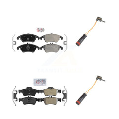 AmeriBRAKES KNW-100120 Disc Brake Pad for 2010-2016 Mercedes-Benz CLS400, Mercedes-Benz E350 and More - Front and Rear
