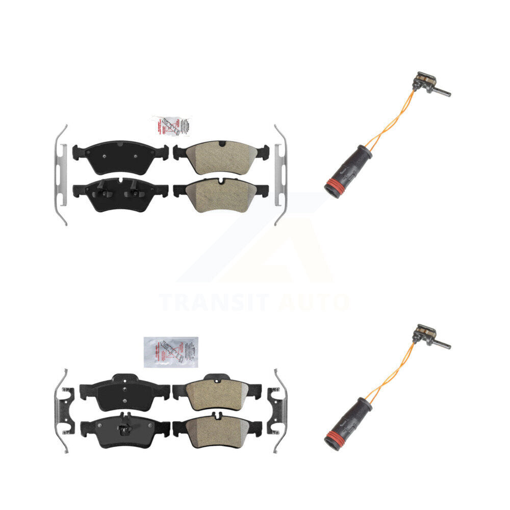 AmeriBRAKES KNW-100126 Disc Brake Pad for 2006-2009 Mercedes-Benz E350 - Front and Rear