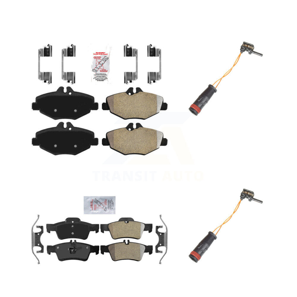 AmeriBRAKES KNW-100127 Disc Brake Pad for 2006-2009 Mercedes-Benz E350 - Front and Rear
