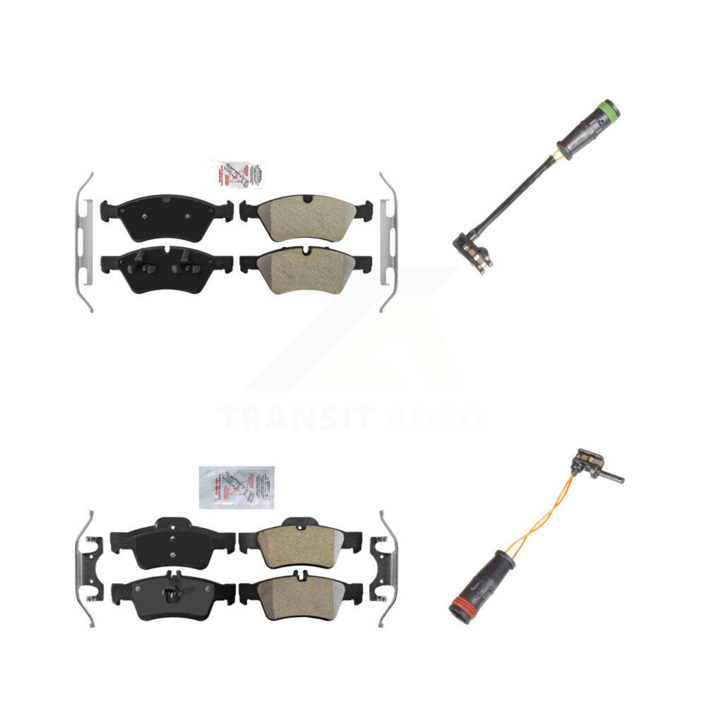 AmeriBRAKES KNW-100129 Disc Brake Pad for 2007-2009 Mercedes-Benz E550 - Front and Rear