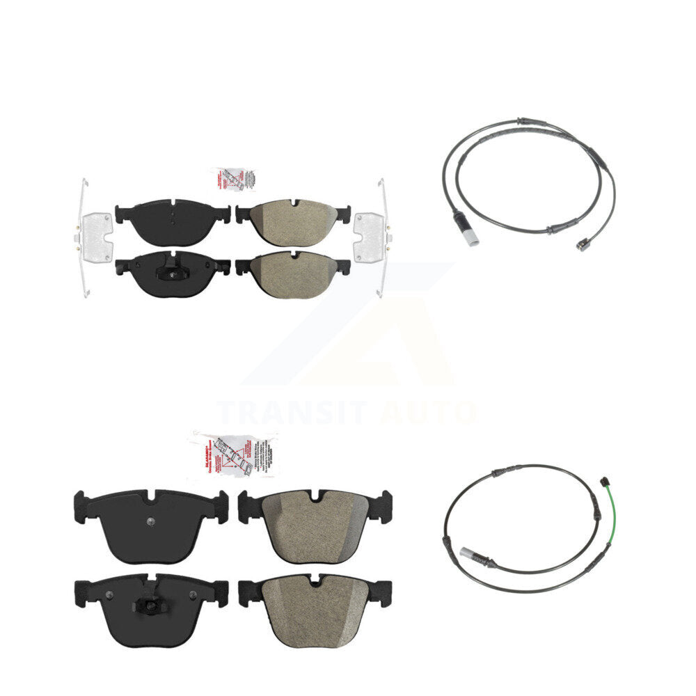 AmeriBRAKES KNW-100132 Disc Brake Pad for 2013-2016 BMW 535i GT, BMW 535i GT xDrive, BMW 550i GT xDrive - Front and Rear